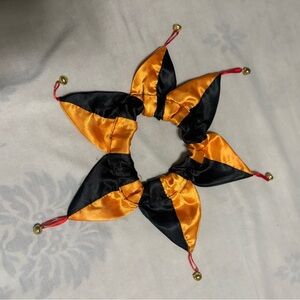 Black and Orange Jester Collar for Dogs
